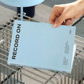 Iconic | Agenda Record On A5 2026 Cloudy Blue (Semanal)