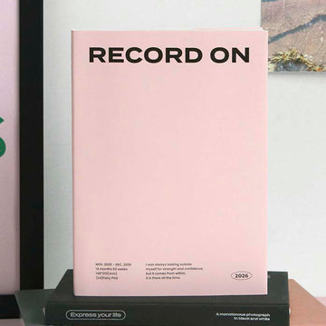 Iconic | Agenda Record On A5 2026 Fairy Pink (Semanal)