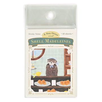 NB CO | Set de Notas Adhesivas Sea Otter and Shell Madeleines