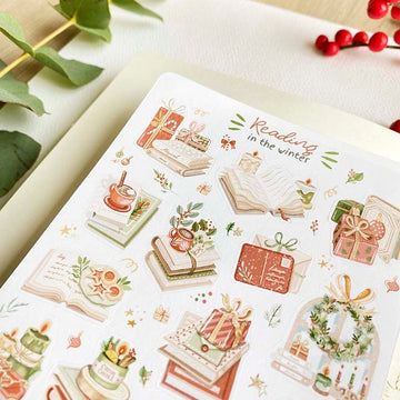 LETTOOn | Pegatinas Reading in the Winter