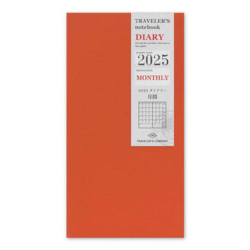 Traveler's Company | Recambio Agenda Traveler's Notebook Regular Mensual 2025