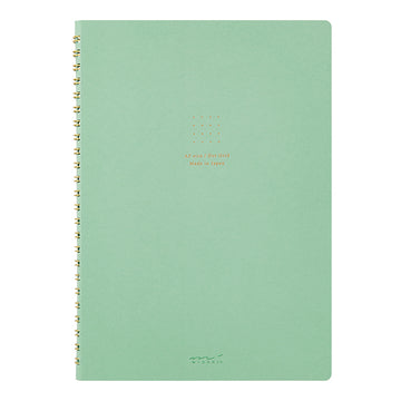 Midori | Cuaderno Anillas Color A5 Puntos Green
