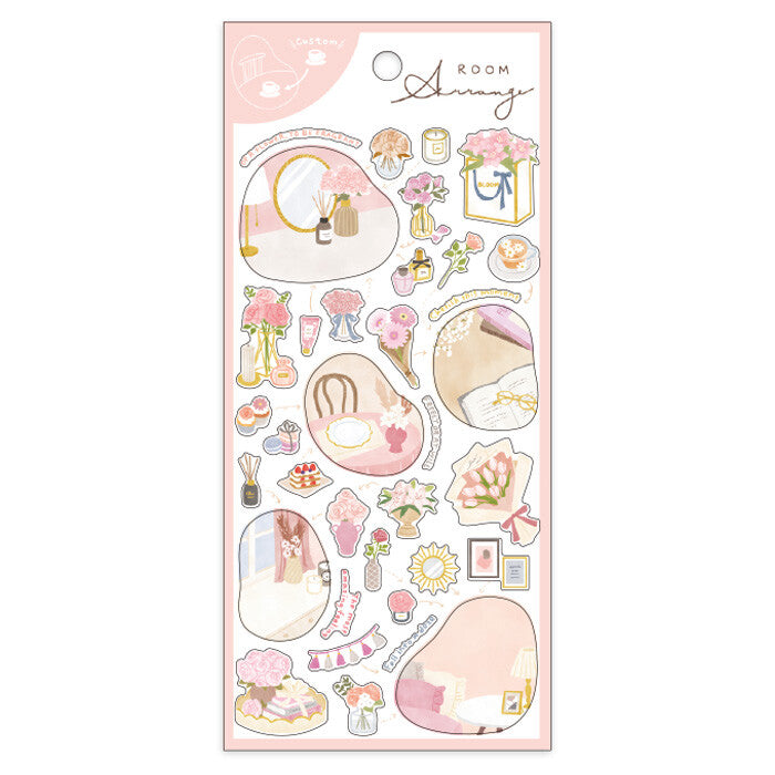 Mind Wave | Room Arrangement Flower Stickers 