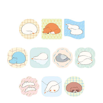 King Jim | Pegatinas en Rollo SODA Transparent Pet Relaxed (30mm)