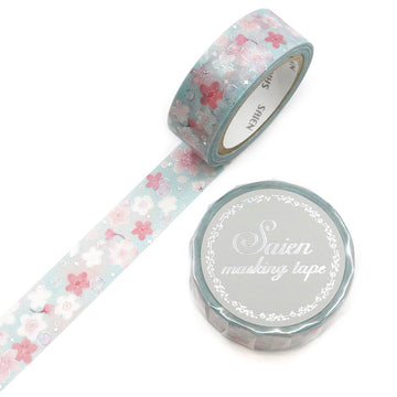 Saien | Foil Sakura Shabon Washi Tape