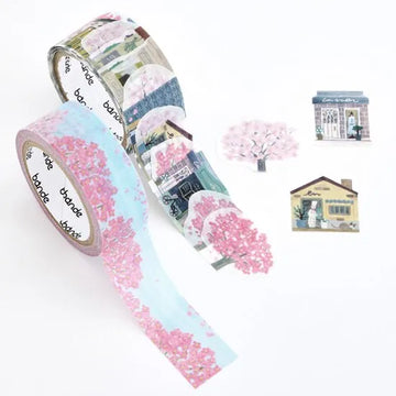 Bande | Pegatinas en Rollo y Washi Tape Sakura's Walkway