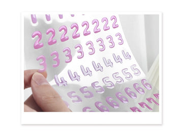 Mo Card | Pegatinas Secret Jelly Numbers Candy