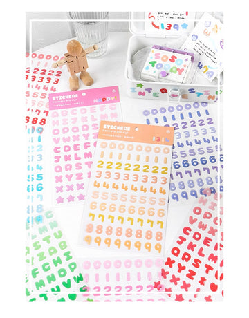 Mo Card | Pegatinas Secret Jelly Alphabet Mango