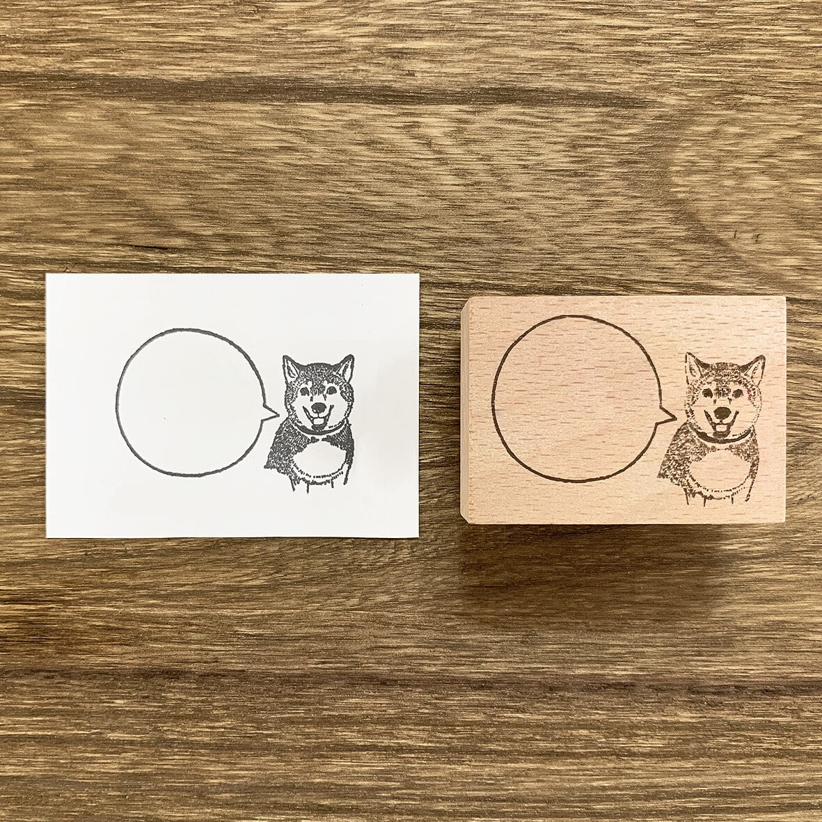 CO Art | Hello Shiba Inu Stamp