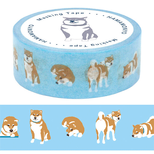 Hamamonyo | Shiba Inu Maru Washi Tape