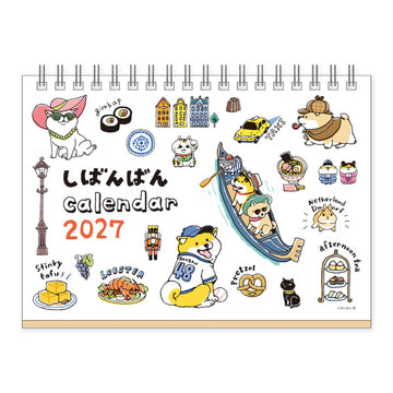 Mind Wave | Calendario Shibanban Traveling B6 2027