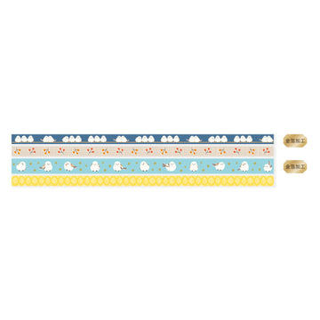 RyuRyu | Set de Washi Tapes Slim Shimaenaga