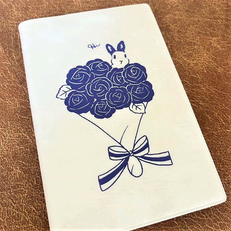 Papier Platz | Cuaderno Pocket Log Shinako Moriyama Rabbit With A Bouq