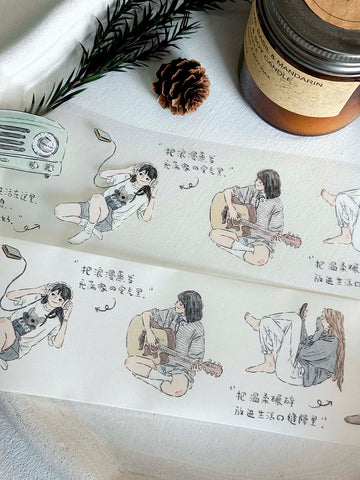 XiYue | Pegatinas en Rollo Simple Joy