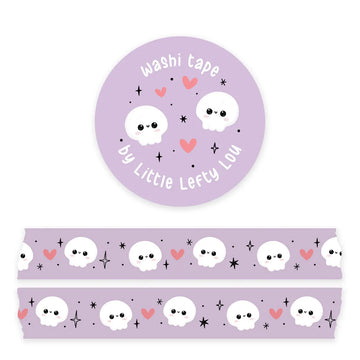 Little Lefty Lou | Skulls Purple Washi Tape