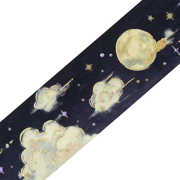 BGM | Foil Sky Illustrated Book Moonlit Night Washi Tape