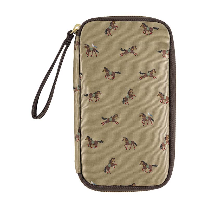 Hobonichi | Estuche Small Drawer Pouch Bow & Tie: Galloping Horses