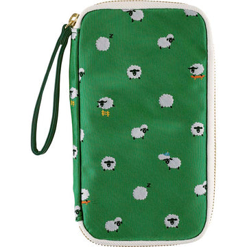 Hobonichi | Estuche Small Drawer Pouch Bow & Tie: Sheep Sheep Sheep