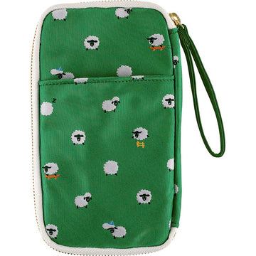 Hobonichi | Estuche Small Drawer Pouch Bow & Tie: Sheep Sheep Sheep