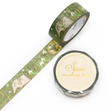 Saien | Foil Snowdrop Washi Tape
