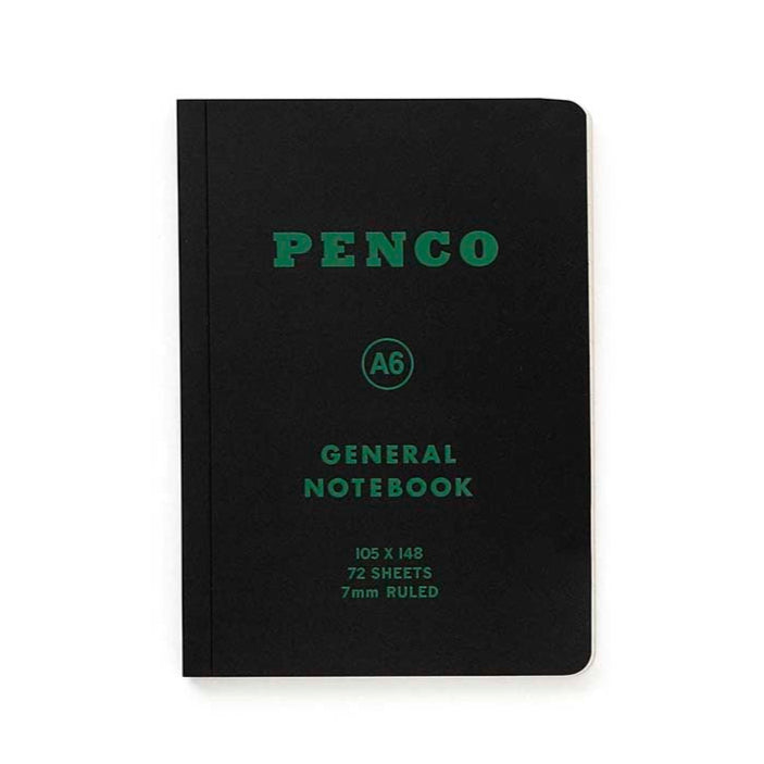 Penco | Soft PP A6 Black Notebook (stripes)