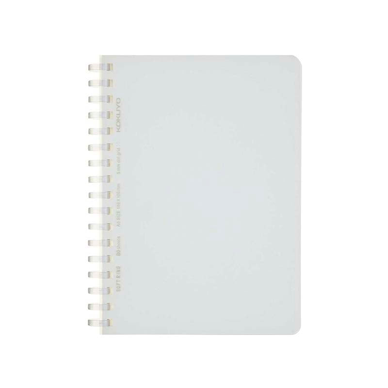 Kokuyo | Cuaderno Soft Ring A6 Clear (Puntos)