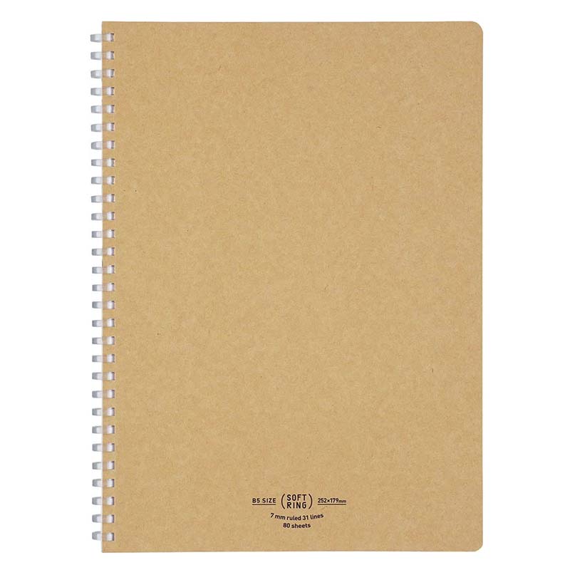 Kokuyo | Cuaderno Soft Ring B5 Natural Beige (Rayas)