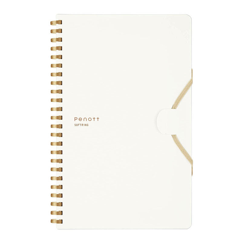Kokuyo | Cuaderno Soft Ring Penott A5 White (Cuadros)