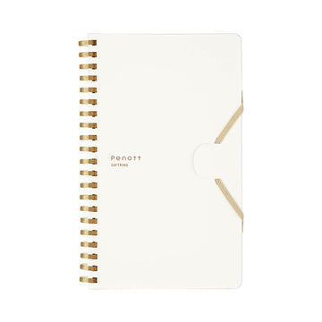 Kokuyo | Cuaderno Soft Ring Penott B6 White (Cuadros)