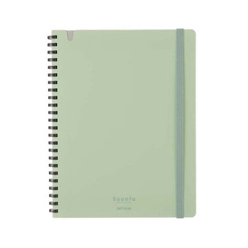 Kokuyo | Cuaderno Soft Ring Sooofa A5 Green (Cuadros)