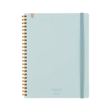 Kokuyo | Cuaderno Soft Ring Sooofa A5 Light Blue (Cuadros)