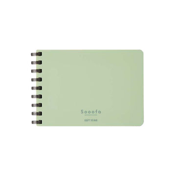 Kokuyo | Cuaderno Soft Ring Sooofa A7 Green (Cuadros)