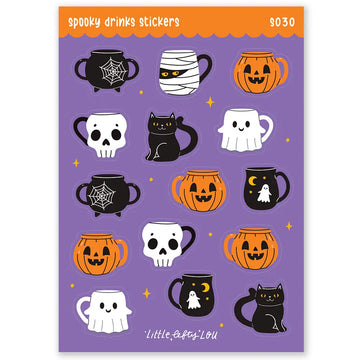 Little Lefty Lou | Pegatinas Spooky Drinks