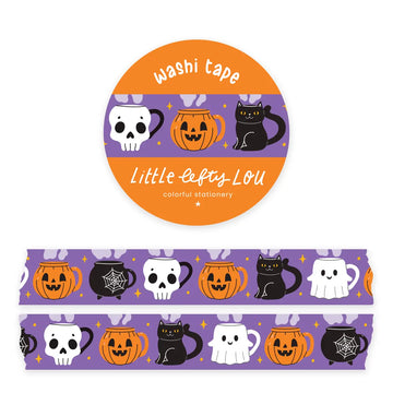 Little Lefty Lou | Spooky Drinks Washi Tape