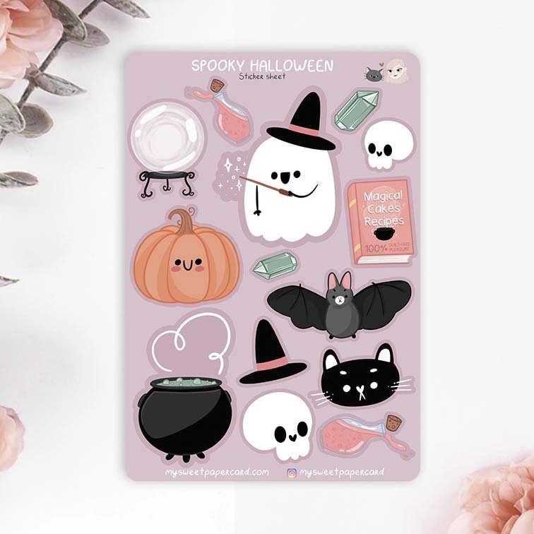 My Sweet Paper Card | Pegatinas Spooky Halloween