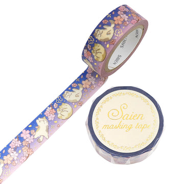 Saien | Foil Spring Evening Washi Tape