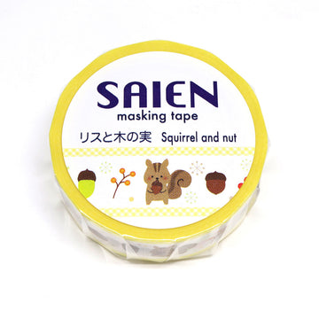 Saien | Squirrel And Nut Washi Tape