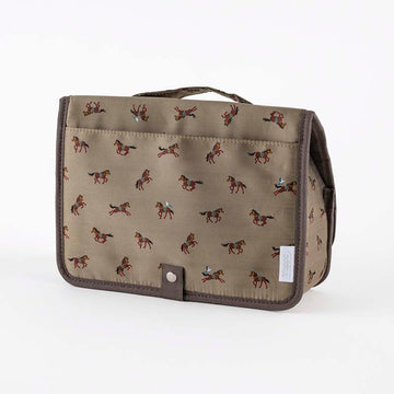 Hobonichi | Bolsa Estuche Stappo Bow & Tie: Galloping Horses