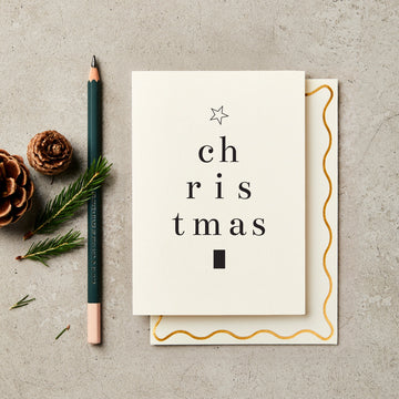 Katie Leamon | Star Christmas Tree Christmas Card