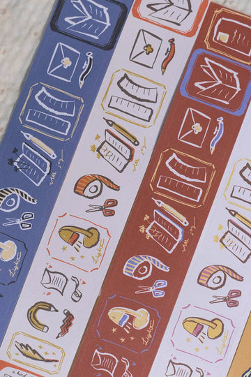 Loi Design | Pegatinas en Rollo Stationery Garther Die-Cut Paper Tape
