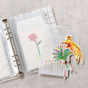 King Jim | Archivador de Anillas OTONA Sticker Binder File Blue