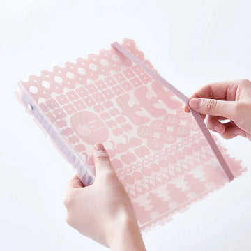 King Jim | Archivador de Anillas OTONA Sticker Binder File Pink