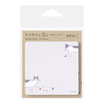 Midori | Ball and Cat Sticky Notes