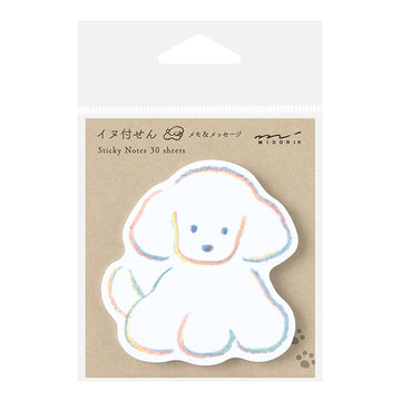 Midori | Die-Cut Dog Sticky Notes