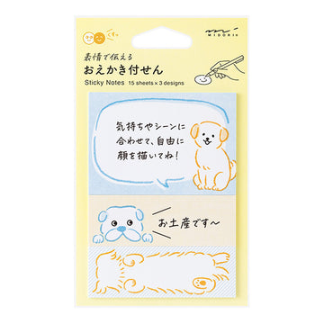 Midori | Notas Adhesivas Drawing Dog