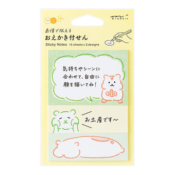 Midori | Notas Adhesivas Drawing Hamster