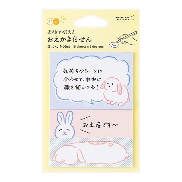 Midori | Notas Adhesivas Drawing Rabbit
