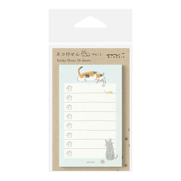 Midori | Sticky Notes To Do Cat Green