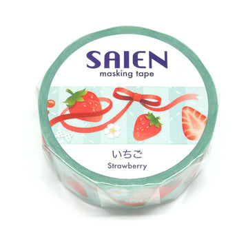 Saien | Strawberry Washi Tape