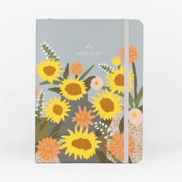 Mossery | Cuaderno Threadbound A5 Sunflowers (Liso)